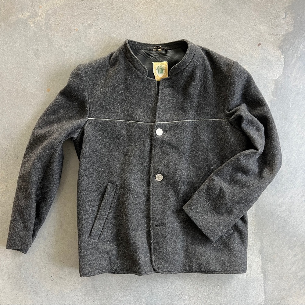 Vintage Bavarian German Wool Trachten Oktoberfest Jacket Made in Austria